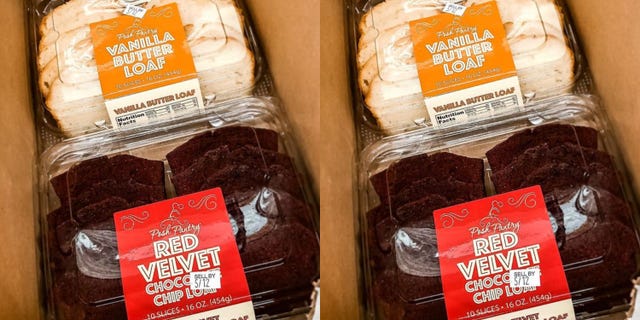 red velvet chocolate chip loaf, aldi