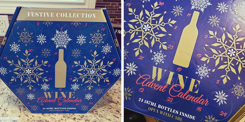 Aldi’s Wine Advent Calendar Is Officially Here, So Prepare for a Boozy