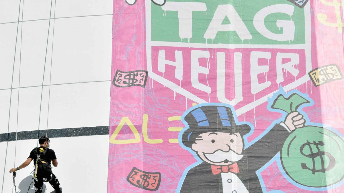 La Cote des Montres: Alec Monopoly is now TAG Heuer's Art Provocateur - A  whole new world is opening up to Alec Monopoly