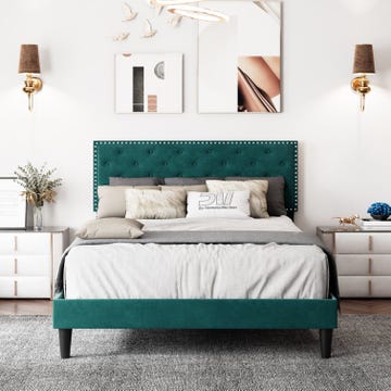 a bed with white sheets a bed with white sheets