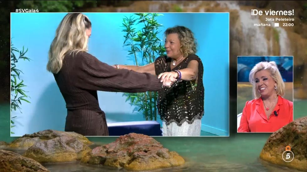 terelu campos y alejandra rubio se reencuentran en telecinco tras supervivientes