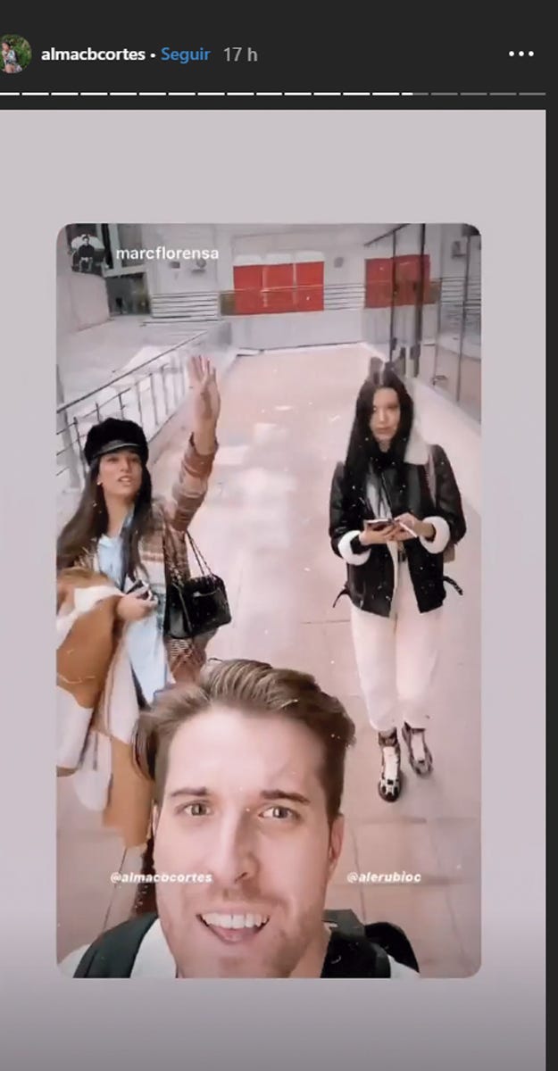 Alma Cortés, Alejandra Rubio y Marc Florensa