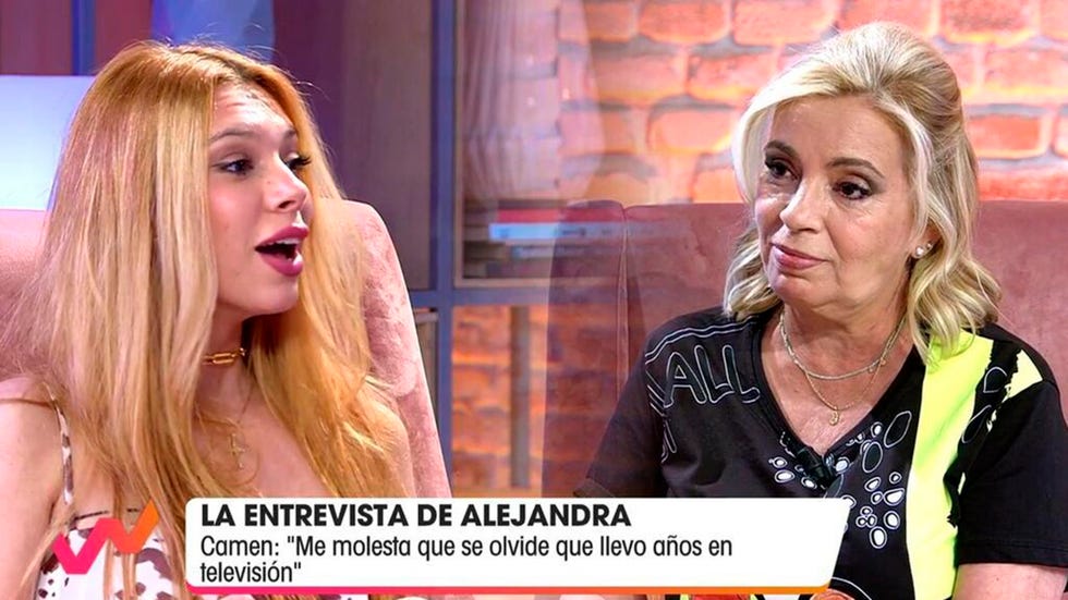 alejandra rubio entrevista a carmen borrego en 'viva la vida'