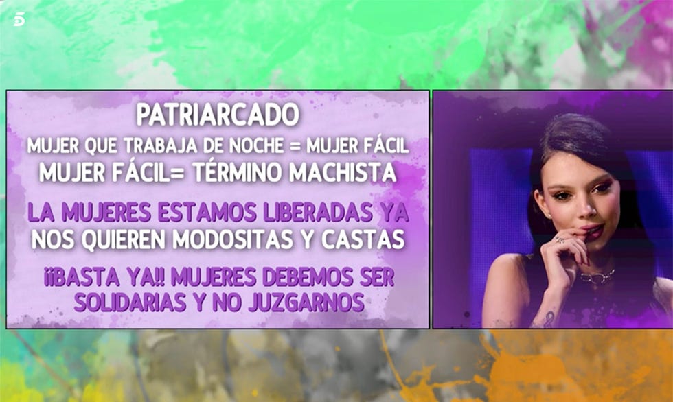 alejandra rubio es acusada de haber hecho un comentario machista al hablar sobre liseth de 'la isla de las tentaciones'
