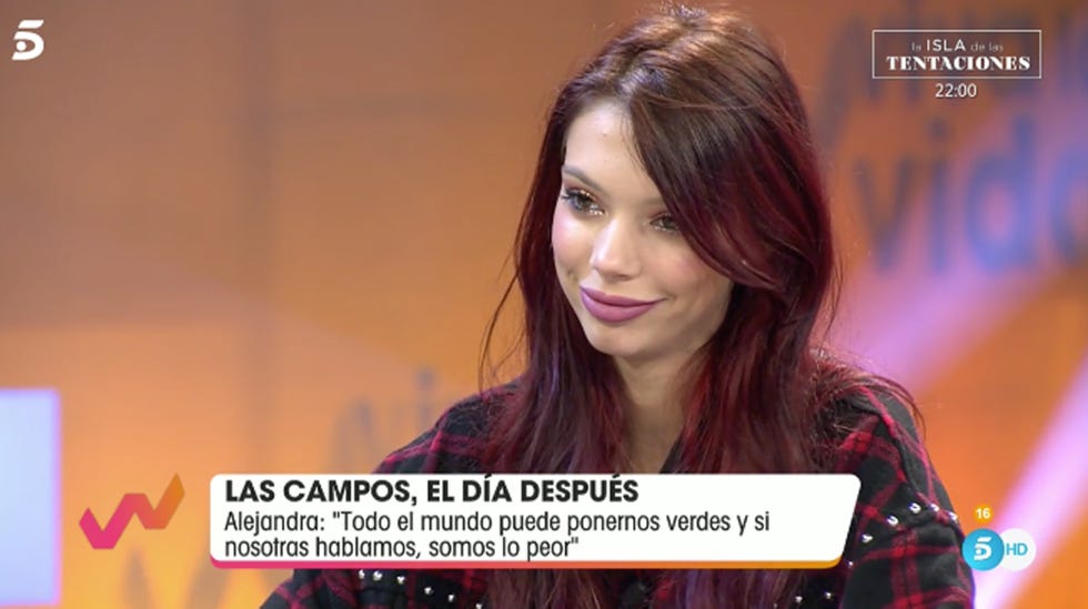 alejandra rubio se desvincula del clan campos