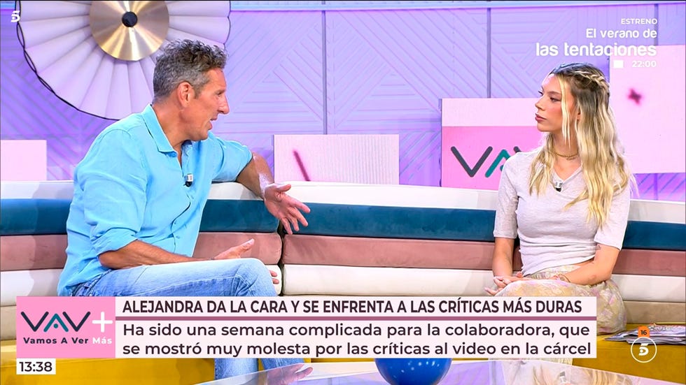 alejandra rubio y joaquin prat en el plato de vamos a ver