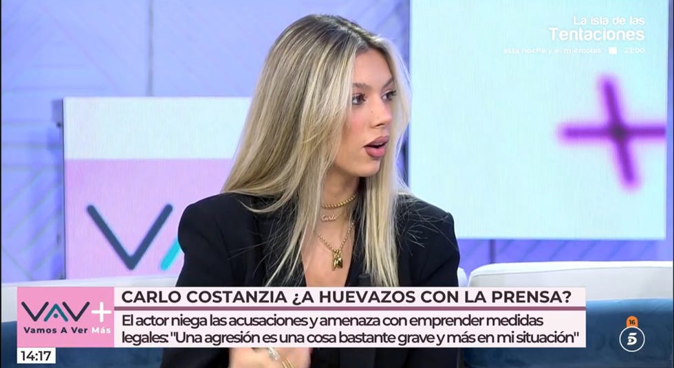 alejandra rubio en el plato de vamos a ver