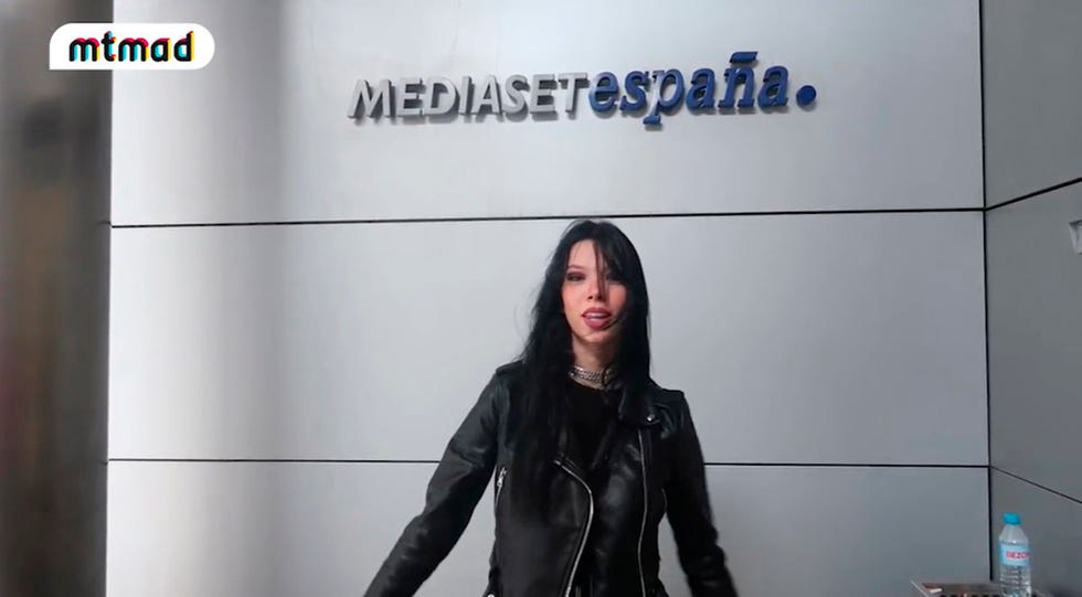 Alejandra Rubio visita Mediaset para la nueva entrega de su canal en Mtmad