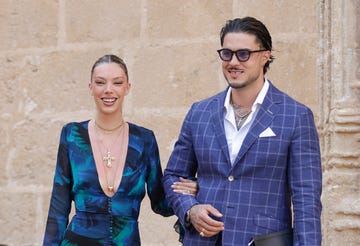 alejandra rubio y carlo costanzia en la boda de la influencer patricia sanchez flores