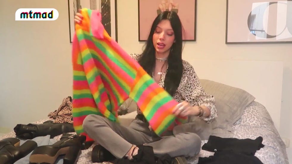 Alejandra Rubio muestra su prenda más colorida