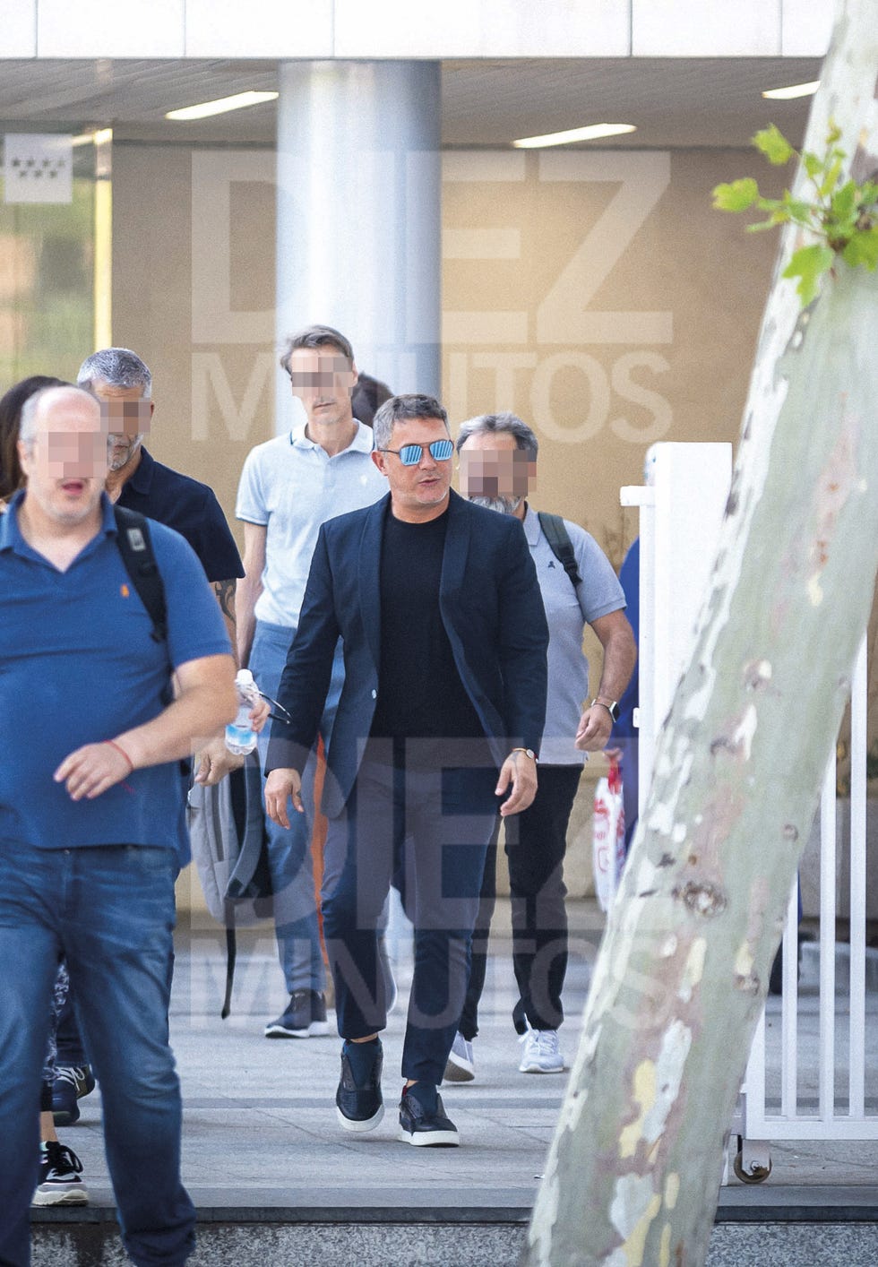 Alejandro Sanz en el juzgado en Madrid