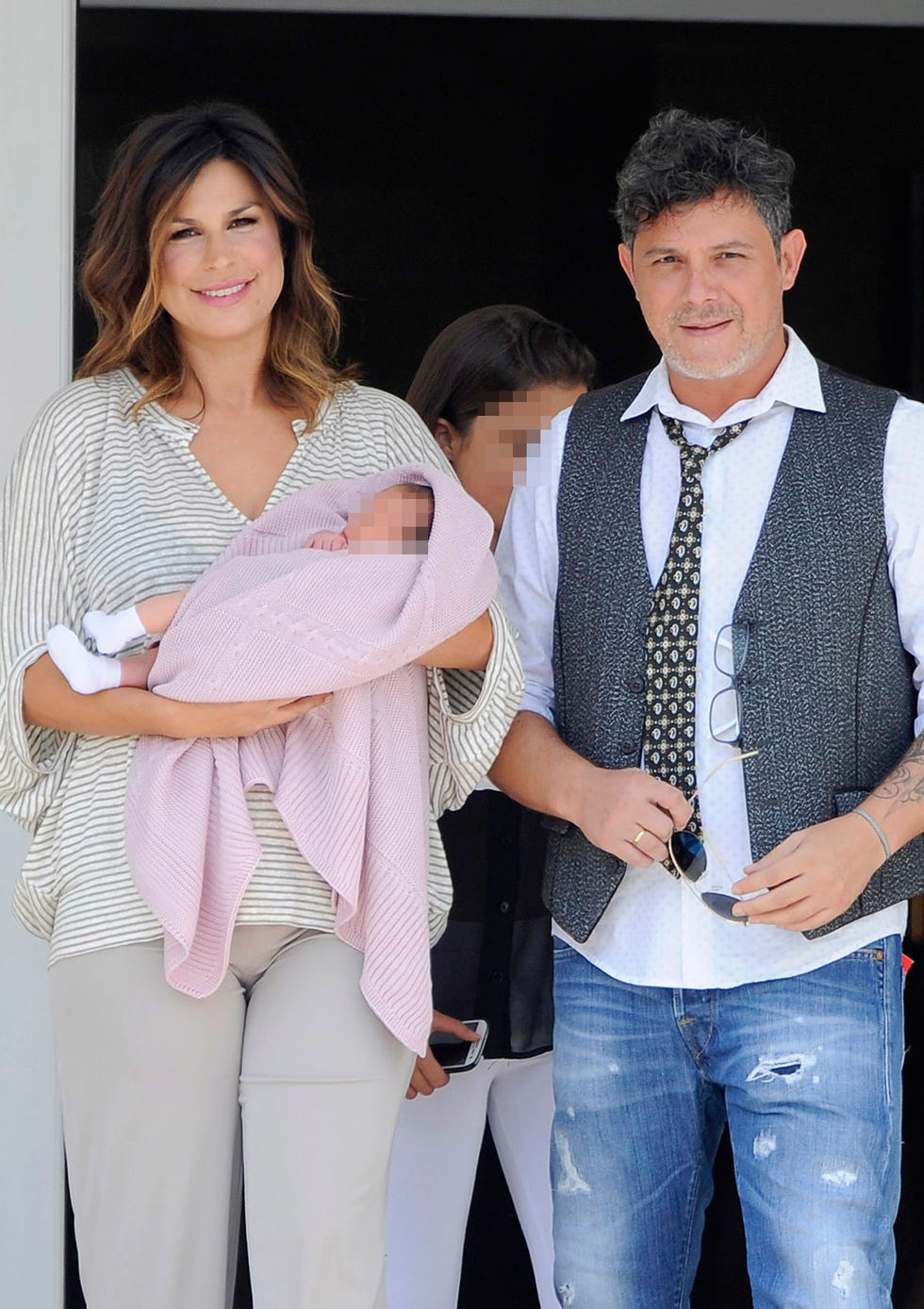 Raquel Perera y Alejandro Sanz
