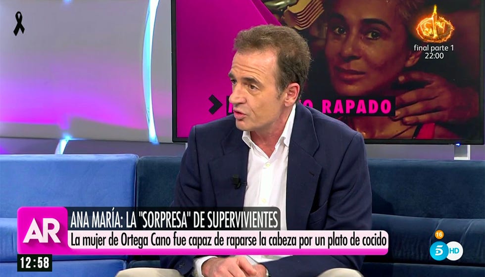alessandro lequio logra sonreír gracias a su trabajo en ana rosa