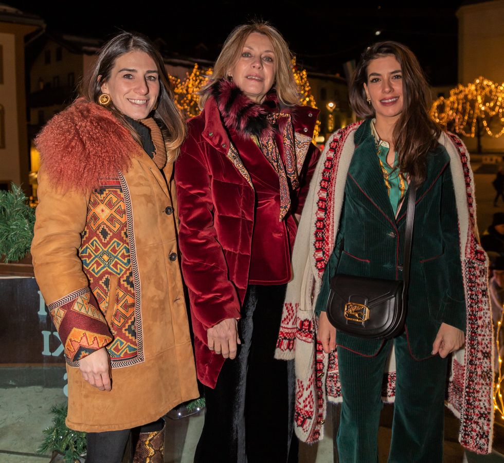 Alessandra Airò, Margherita Buy, Giulia Michelini a Cortina d'Ampezzo