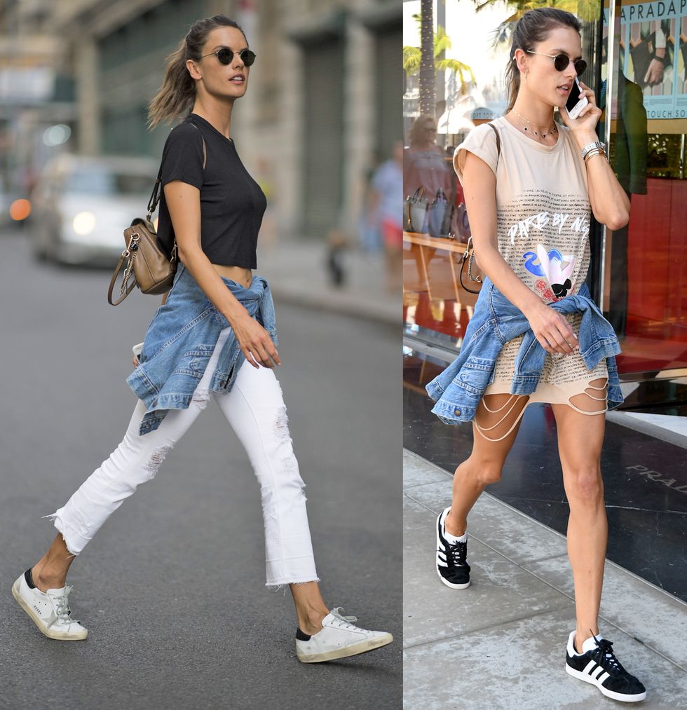 Alessandra Ambrosio ha stile da vendere, i suoi look sono merito di un corpo da urlo che cura ossessivamente con tanto sport e disciplina più alcune passioni come gli spacchi inguinali, l'addiction per il jeans e Instagram.