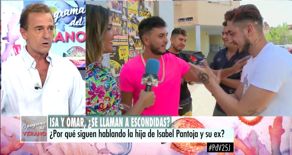 Alessandro Lequio, El programa de Ana Rosa, Omar y Chabelita, Isa Pantoja, Alessandro Lequio exaltado