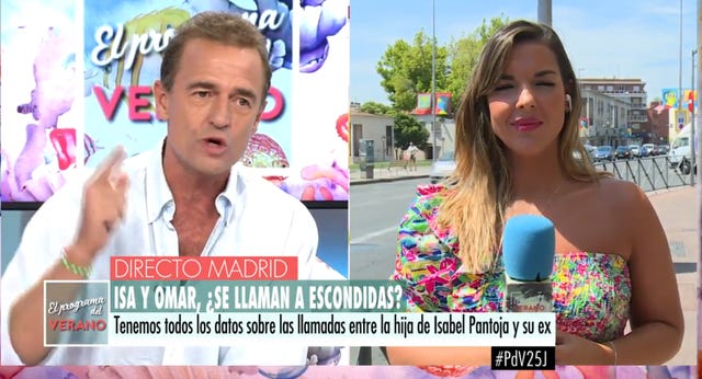 Alessandro Lequio, El programa de Ana Rosa, Omar y Chabelita, Isa Pantoja, Alessandro Lequio exaltado