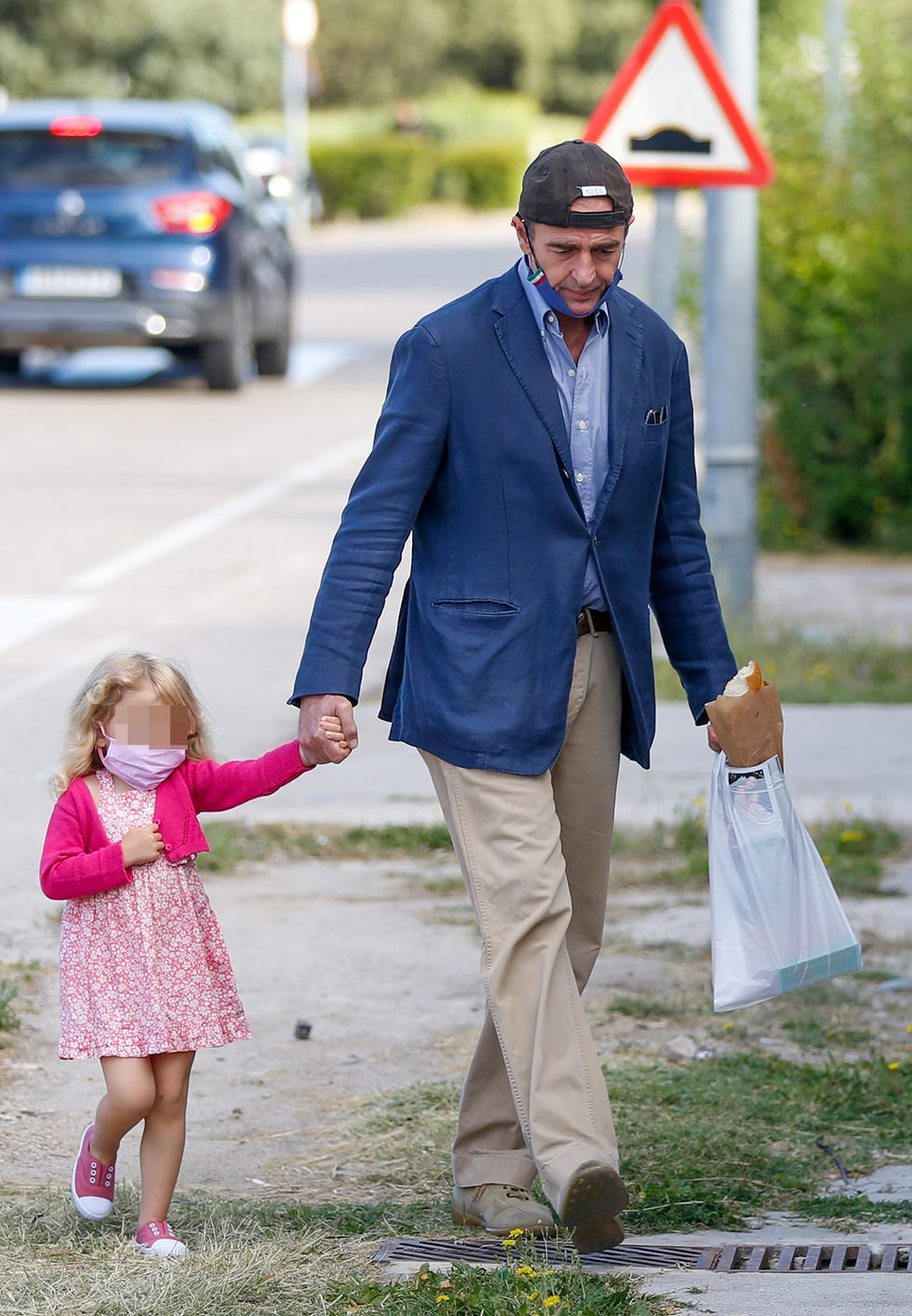 alessandro lequio con su hija ginevra el día que cumple 60 años