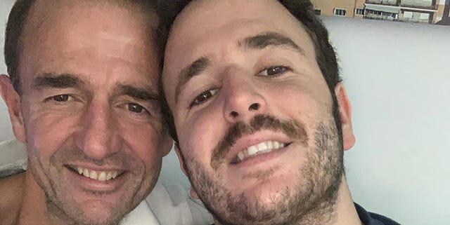 Aless Lequio y su padre Alessandro Lequio alessandro lequio posa en instagram junto a su hijo aless semanas antes de que falleciese