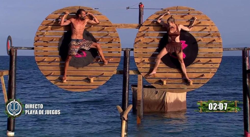 alex adrover y patricia montero en el reto al sol en supervivientes