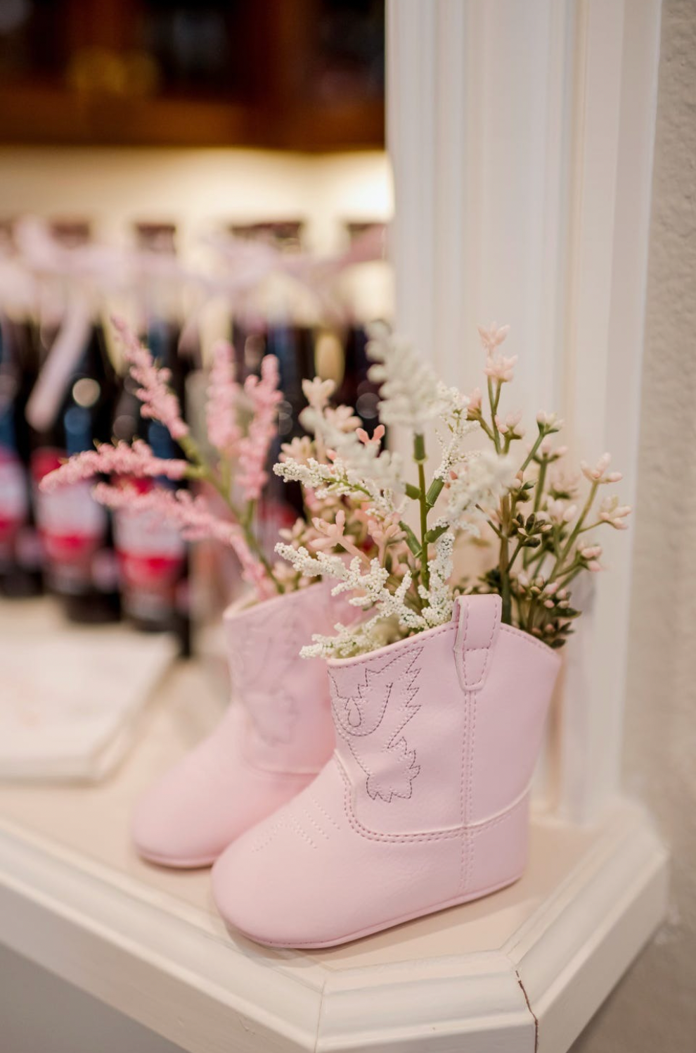 Pink baby cowboy boots hotsell