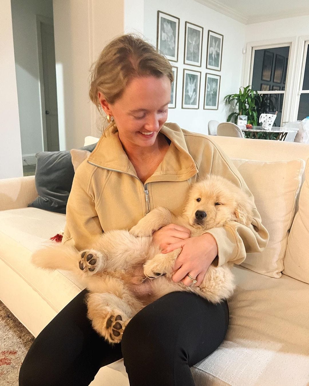 Alex Drummond and Mauricio Scott Brought Home Their First Puppy