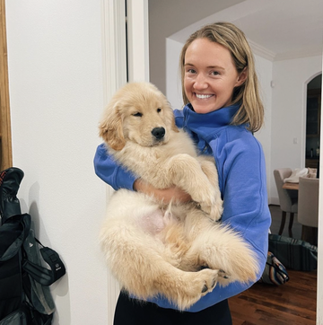 alex drummond and her dog george