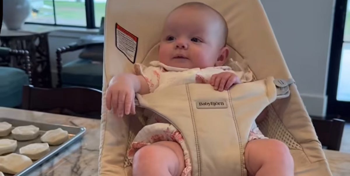 Alex Drummond Captured Baby Sofia's First Cooking Lesson on Video