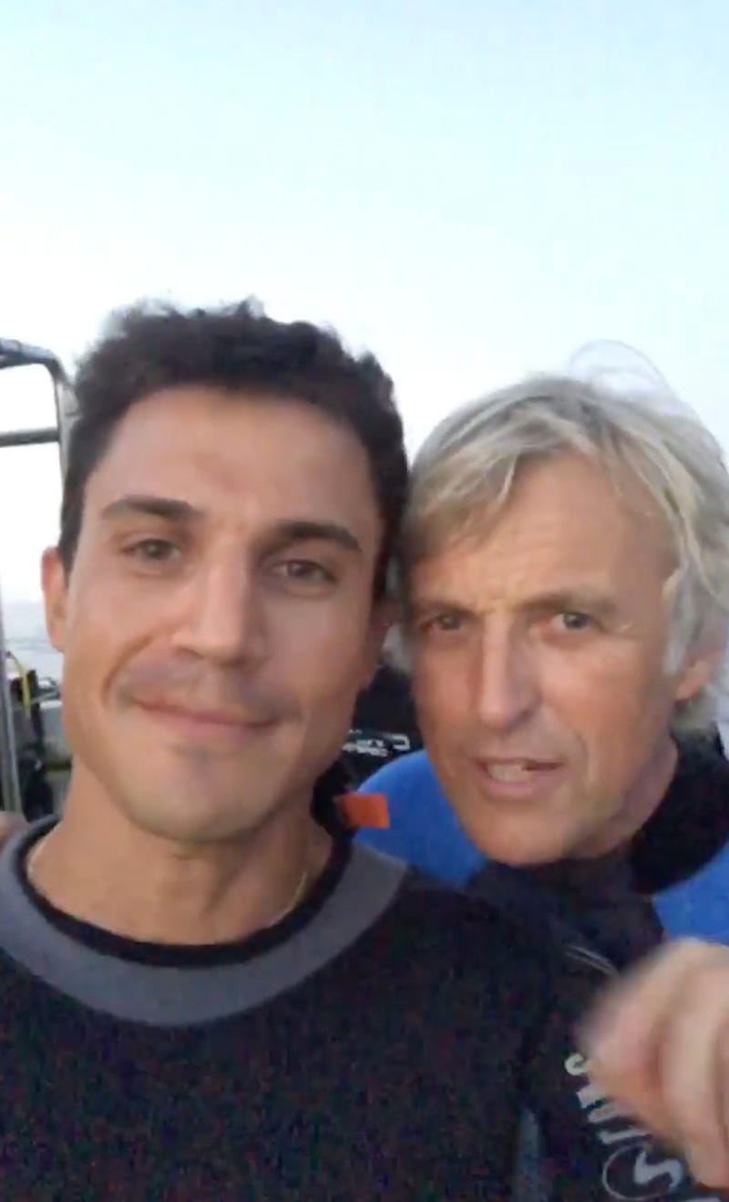 Alex González con Jesús Calleja