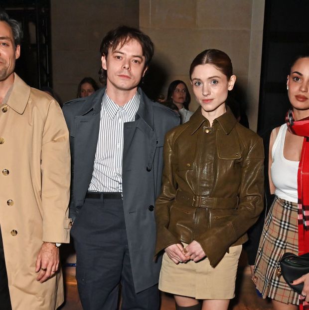 burberry winter 2025 show front row