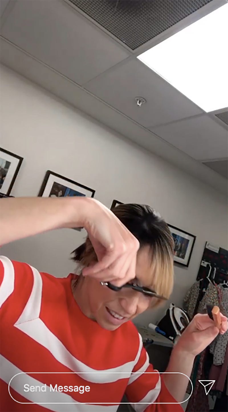 alex jones cuts fringe