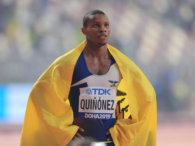 el atleta alex quiñónez