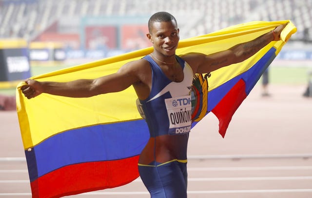 alex quiñónez, velocista ecuatoriano