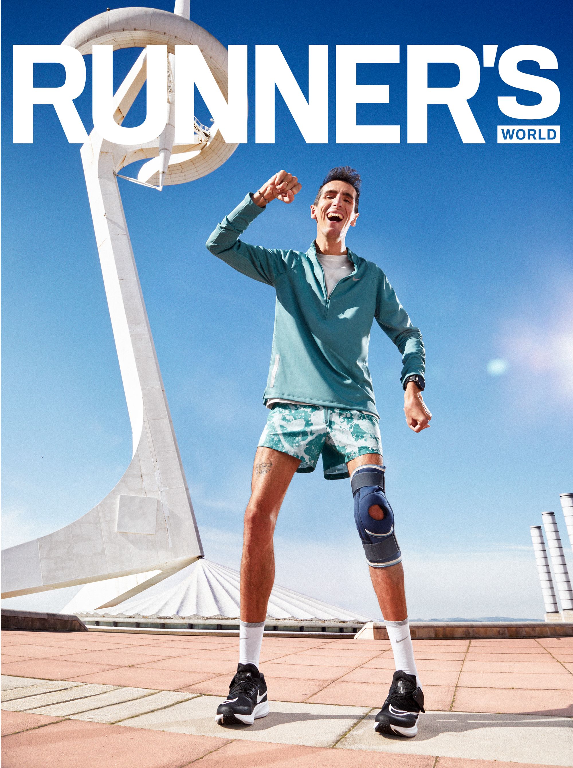 Tag et bad børn frekvens Alex Roca stars on Runner's World Spain cover