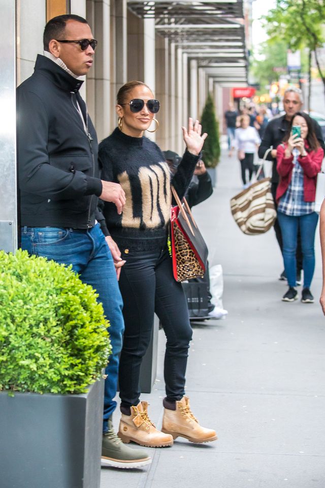 See J.Lo's Festive Sweater Look for a Family Outing with Ben Affleck