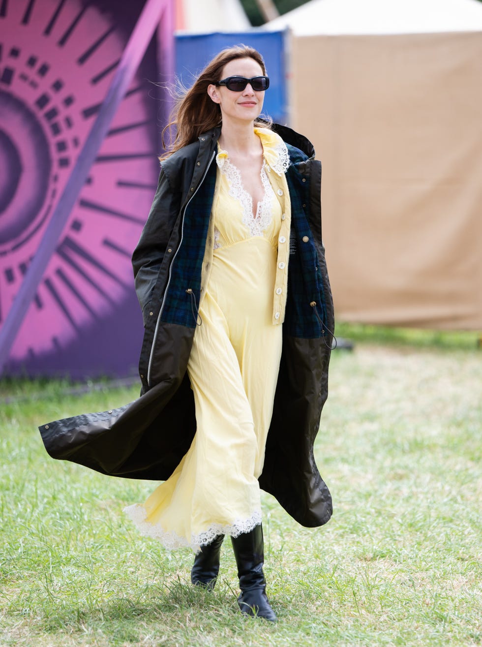 alexa chung glastonbury 2024