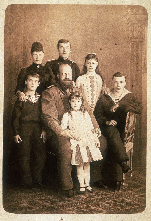 czar alexander iii and royal family