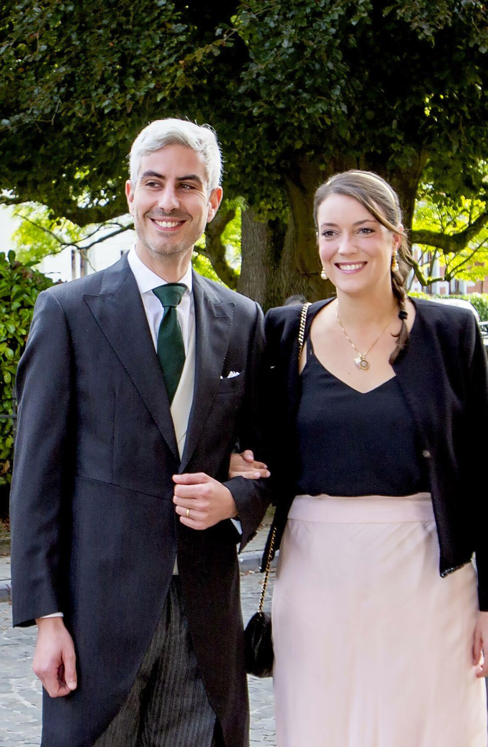 la princesa alexandra de luxemburgo y su marido, nicolas bagory