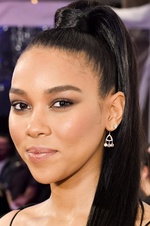 alexandra shipp ponytail