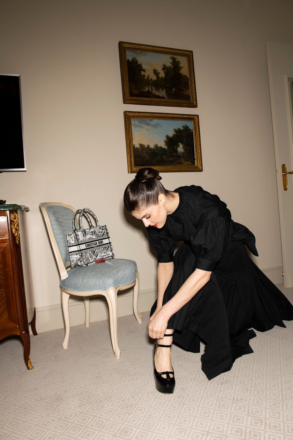Alexandra Daddario Mashed Up Corsets and Coven-Ready Fashion at Paris  Fashion Week