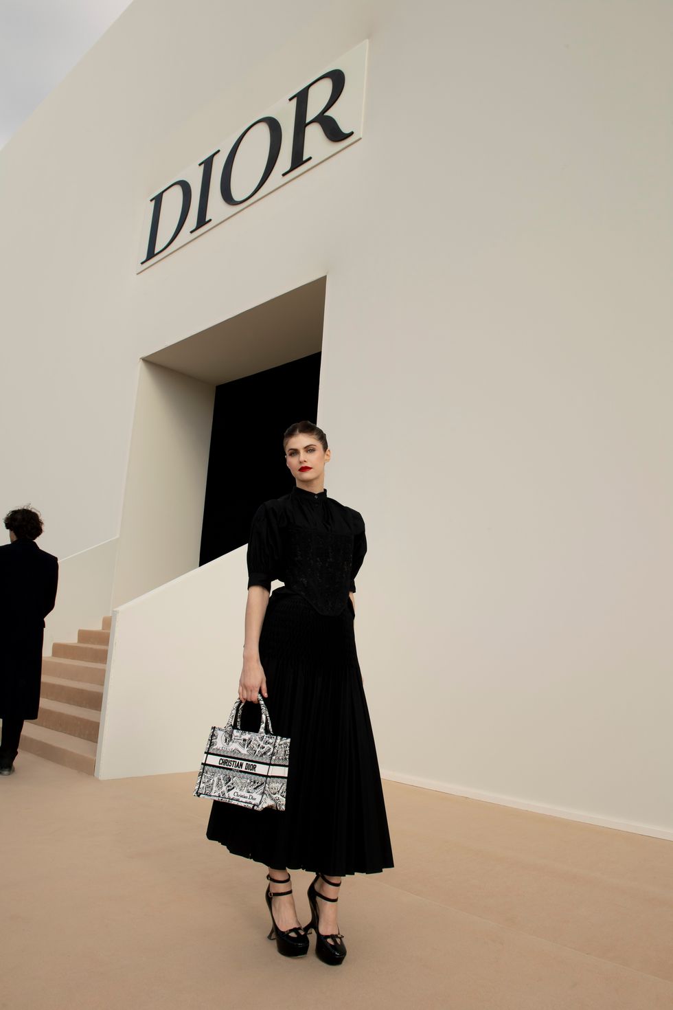 alexandra daddario, secrets of the stylish, dior, paris fashion week