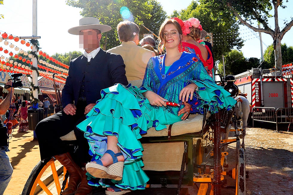 Alexia de Holanda en la Feria de Abril