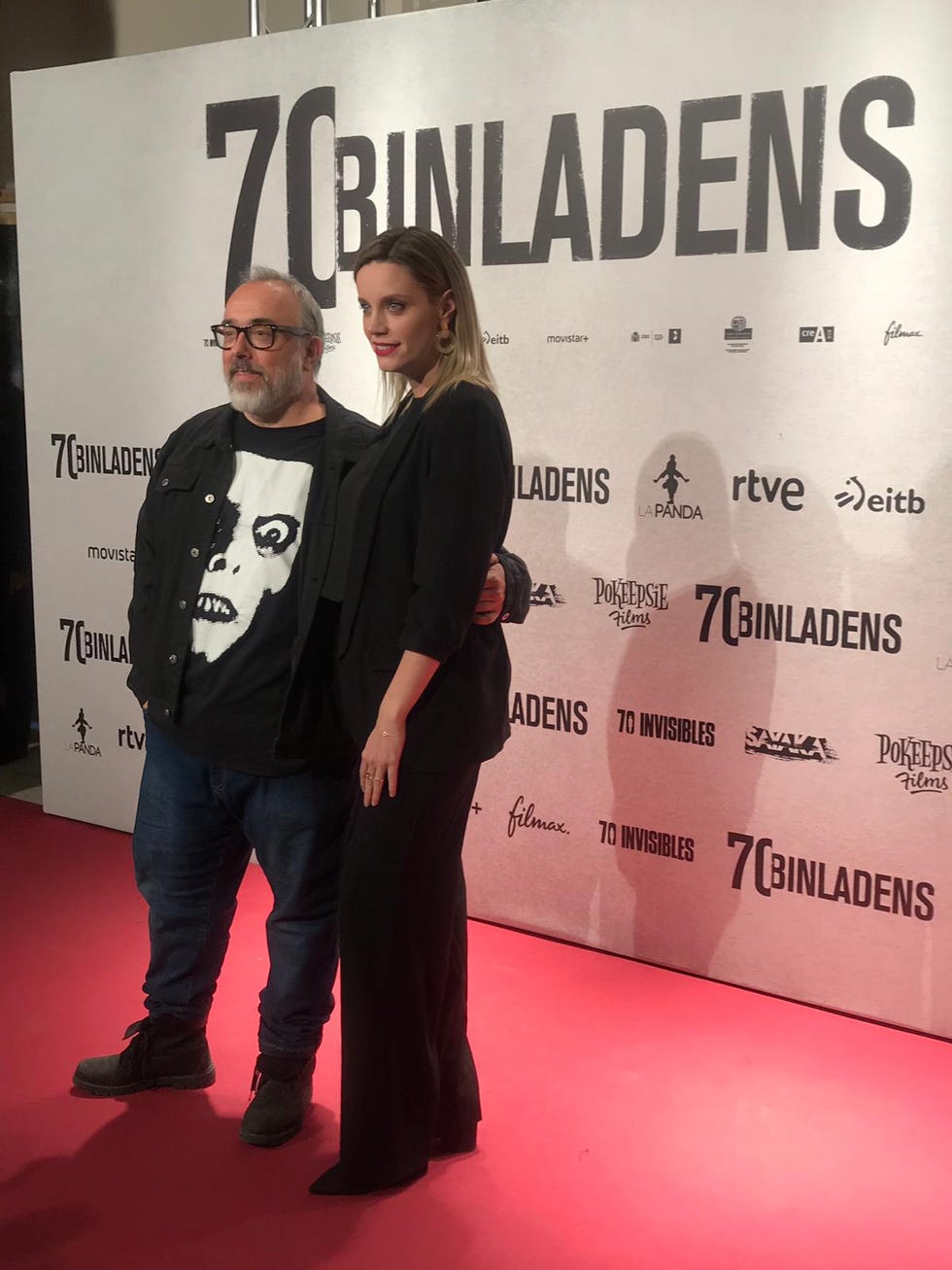 Álex de la Iglesia y Carolina Bang en el preestreno de '70 Binladens'
