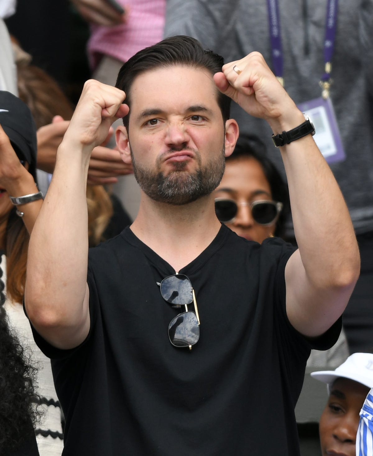 Serena Williams's Husband, Alexis Ohanian, Served Up Shade at U.S. Open