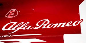 alfa romeo racing orlen f1 bolide in krakow, poland