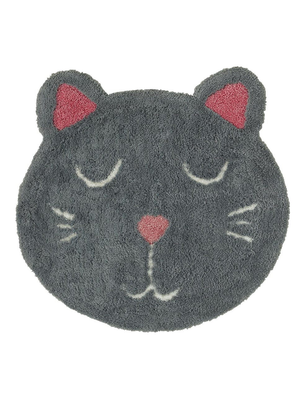 Alfombra con cara de gato, de Maisons  du Monde.