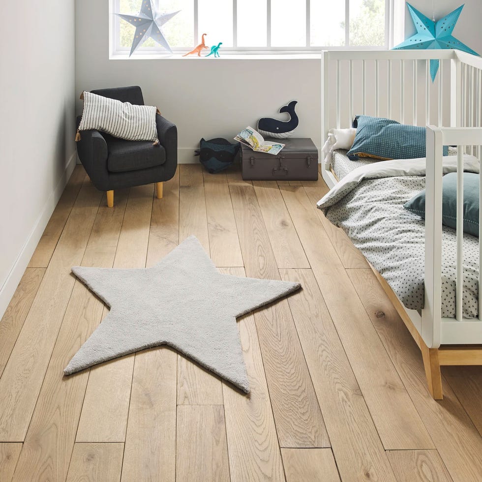 alfombra infantil con forma de estrella, estea