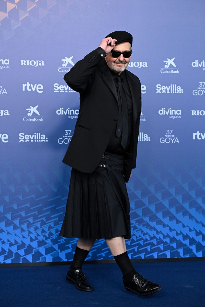 alfonso albacete red carpet goya awards