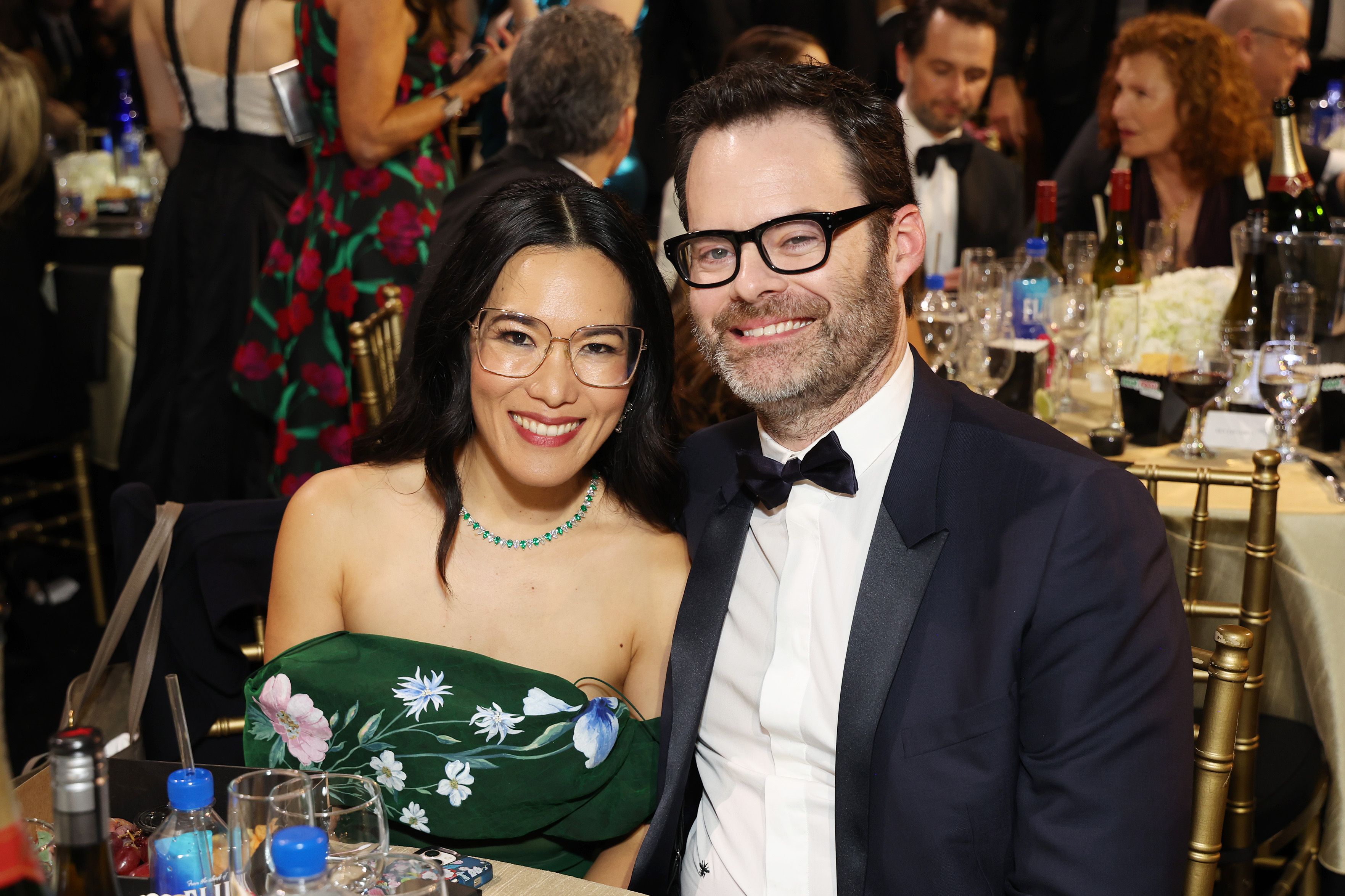 Ali Wong and Bill Hader Enjoy a PDA-Filled Date Night at the Delayed 2023  Emmys