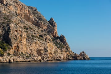 mountain by the sea